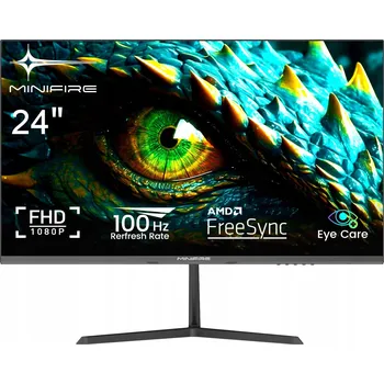 Monitor HERNÍ MONITOR MINIFIRE MF24X3 24 PALCŮ 100HZ FHD 1080P 5MS PRO HRÁČE