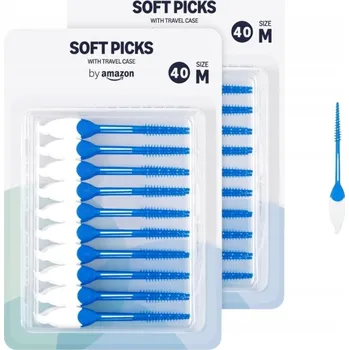 Péče o chrup PÁRÁTKA AMAZON CARE SOFT PICKS M 80 KS 2X40 ELASTICKÉ