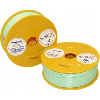 elektrický kabel Vodič LGY/H05V-K 0,75 mm2 100 m Světle zelený