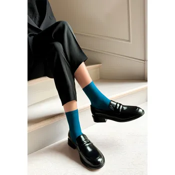 Dámské ponožky Veneziana Katrin 40 • UNI • petrolejová • ponožky 40 DEN