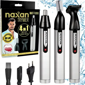 Zastřihovač Naxan pro holení vousů, nosu, stříhání vlasů a úpravu strniště - Bezdrátový