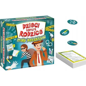 Desková hra Stolní hra DĚTI PROTI RODIČŮM Malý detektiv Strategická hra Společenské hry Stolní hry pro děti Párty hry Hry pro celou rodinu Integrační hry Kangur