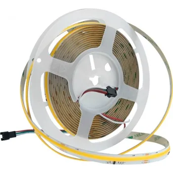LED osvětlení LED pásek Jednolitý COB Digitální 24V 360 LED/m 13W/m 3000K Teplá bílá 1170lm/m 5m