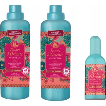 Aviváž Tesori D'Oriente tekutá aviváž Ayurveda 2x760 Ml 76 praní