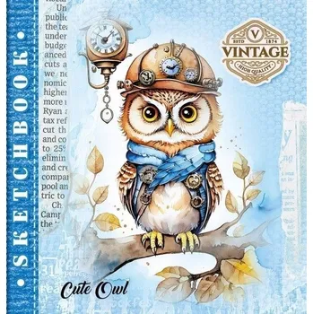 Obraz Skicák 200x200 36 listů 100 g/m2 sova FRESH