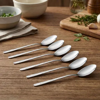 Příbor Stolní lžíce z nerezové oceli TADAR SONO 19,7 cm 6 ks.