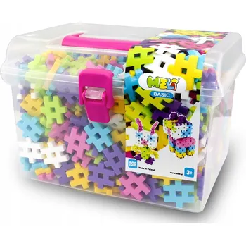 ostatní stavebnice Stavební Stavebnice Meli TravelBox Pink 500