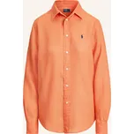 Polo Ralph Lauren Dámská Lněná Košilová Halenka, oranžová, 36