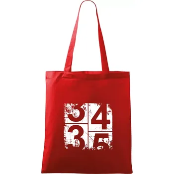 Tachometr 35 - Taška bavlněná - 42 x 38 cm ( Červená )