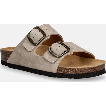 Dámské pantofle Semišové pantofle Scholl JOSEPHINE F321652361 béžová 80X, EUR 41