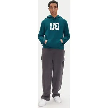 Pánská mikina DC Shoes Mikina ADYSF03099 Zelená Relaxed Fit XL