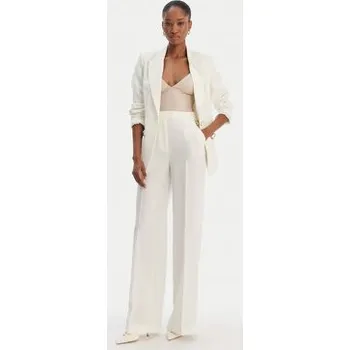 Dámské oblečení Marciano Guess Kalhoty z materiálu 6RGB03 7357A Écru Regular Fit 38