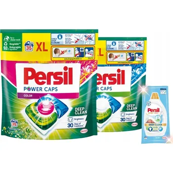 Kapsle na praní Persil Power Caps prací kapsle MIX, sada 70 ks + dárek