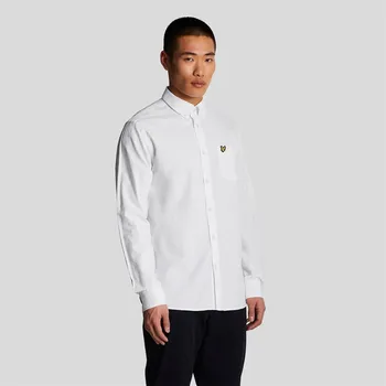 Pánská košile Košile Lyle and Scott White 356702 XS