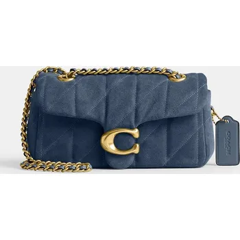 Módní doplněk Semišová kabelka Coach Tabby CW626 modrá 55X, vel. ONE SIZE