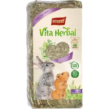 Krmivo pro hlodavce Vitapol seno VitaHerbal pro hlodavce a králíky 800 g