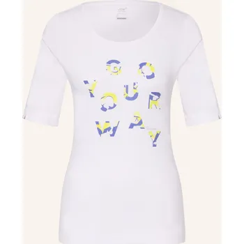 Dámské tričko Joy Sportswear Dámské Tričko Sura, bílá / žlutá / modrá, 46