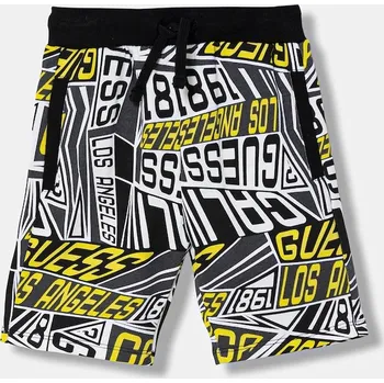 Chlapecké kraťasy Dětské bavlněné šortky Guess N6RD00.KA6R4.PPY2 šedá 90X, vel. 113-118