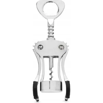 Otvírák VÝVRTKA NA VÍNO KOVOVÁ OTVÍRÁK NA LAHVE KLASICKÝ 19.5CM