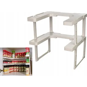 Drátěná police Organizér na nádoby, police do skříňky, do kuchyně