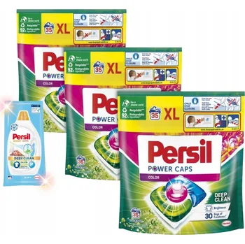 Prací prostředek Persil Power Caps Kapsle na Praní Barevného Prádla Sada 105 ks + Dárek