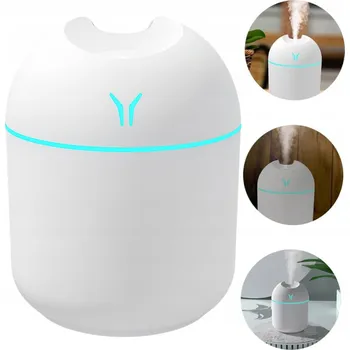 Zvlhčovač vzduchu Zvlhčovač vzduchu difuzér vůně aromaterapie USB podsvícení 250 ml