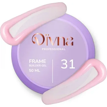 Lak na nehty DIVNA Frame Builder Gel 31 50 ml stavební gel barevný gel na nehty