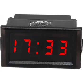 Hodiny AUTOMOBILOVÉ HODINY LED DIGITÁLNÍ HODINKY DO AUTA