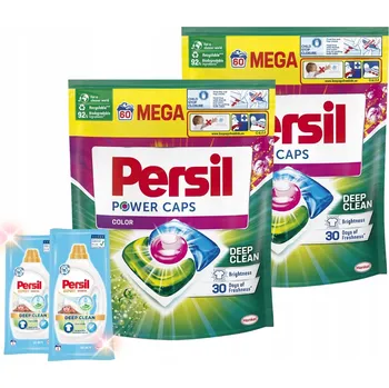 Prací prostředek Persil Power Caps Kapsle na Praní Barevného Prádla Sada 120 ks + Dárek