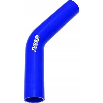 Brzdová hadice SILIKONOVÉ KOLENO 45° TURBOWORKS MODRÉ 102MM XL