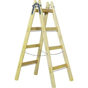Žebřík Štafle dřevěné - 4 příčky - L=136,5 cm FESTA