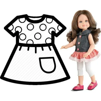 Panenka Ubranko dla lalek 32cm (pl, 2000, Paola Reina)
