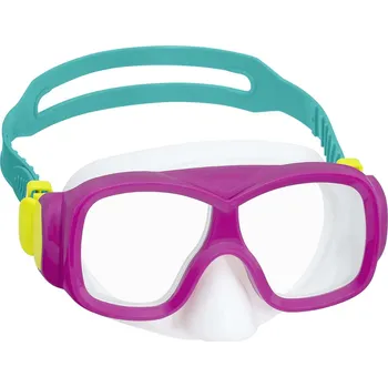 Potápěčská maska Růžovo-tyrkysová plavecká maska Bestway 22039