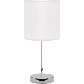 Lampička Stolní LED lampička bílá/chrom E14 IP20 40W, AGNES 03146, STRUHM