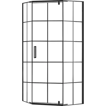 Rea Hex pětiúhelníkový sprchový kout Rozměr koutu: 80x80cm, REA-K8969