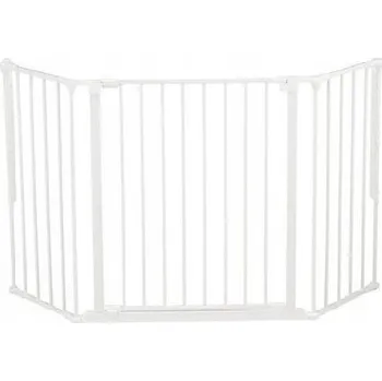 Dětská zábrana Zábrana na dveře, krb, schody Baby Dan přišroubovatelná bílá