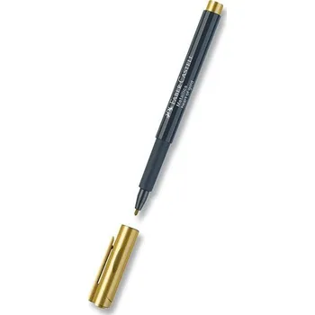 Zvýrazňovač Faber - Castell Popisovač metalický col. 250 - zlatý