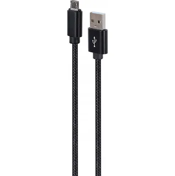 Datový kabel Kabel Gembird Micro USB CCDBMUSB2BAMBM6, 1.8 m, černý