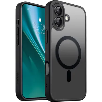 Pouzdro na mobilní telefon Pouzdro Etteri Matt Mag pro iPhone 17 černé