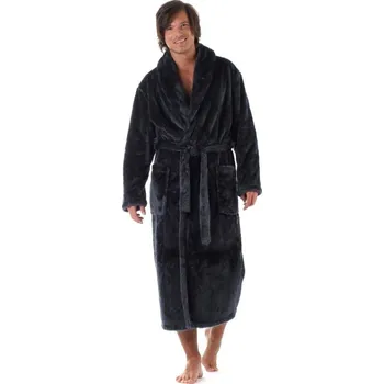 Pánský župan Antracitový Huňatý Župan Jack extra 21 20 9551 - XL