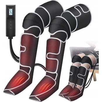 Masážní přístroj LYMFODRENÁŽNÍ PŘISTROJ NA NOHY PRESOTERAPIE 3 REŽIMŮ 3 TEPLOTY