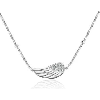 Náhrdelník Stříbrný náhrdelník andělské křídlo
