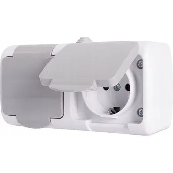 Elektrická zásuvka Elektrická Zásuvka zásuvka Enext Grey