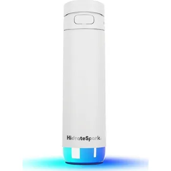 Termoska NoName HidrateSpark PRO 2 chytrá lahev s brčkem, 621 ml, bílá HI-21S-01
