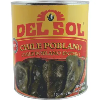 Koření DEL SOL Poblano whole 2,8kg