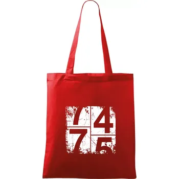 Tachometr 75 - Taška bavlněná - 42 x 38 cm ( Červená )