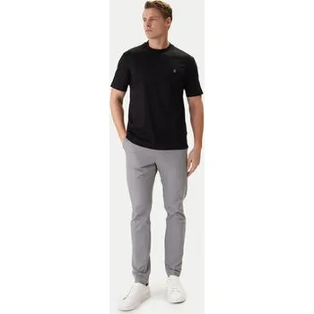 Pánské kalhoty BOSS Chino kalhoty P-Kaiton1 50543945 Stříbrná Slim Fit 31_32