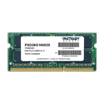 Operační paměť Paměť Patriot SO-DIMM DDR3 8GB, 1600MHz, CL11