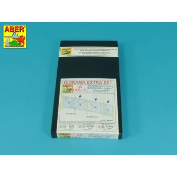 Plastikový model Aber Models 1/35 Residence Fence Elements - type C
