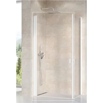 Ravak Chrome Sprchové dveře 80 Transparent bílá matná 1QV40E01Z1 CRV1-80
